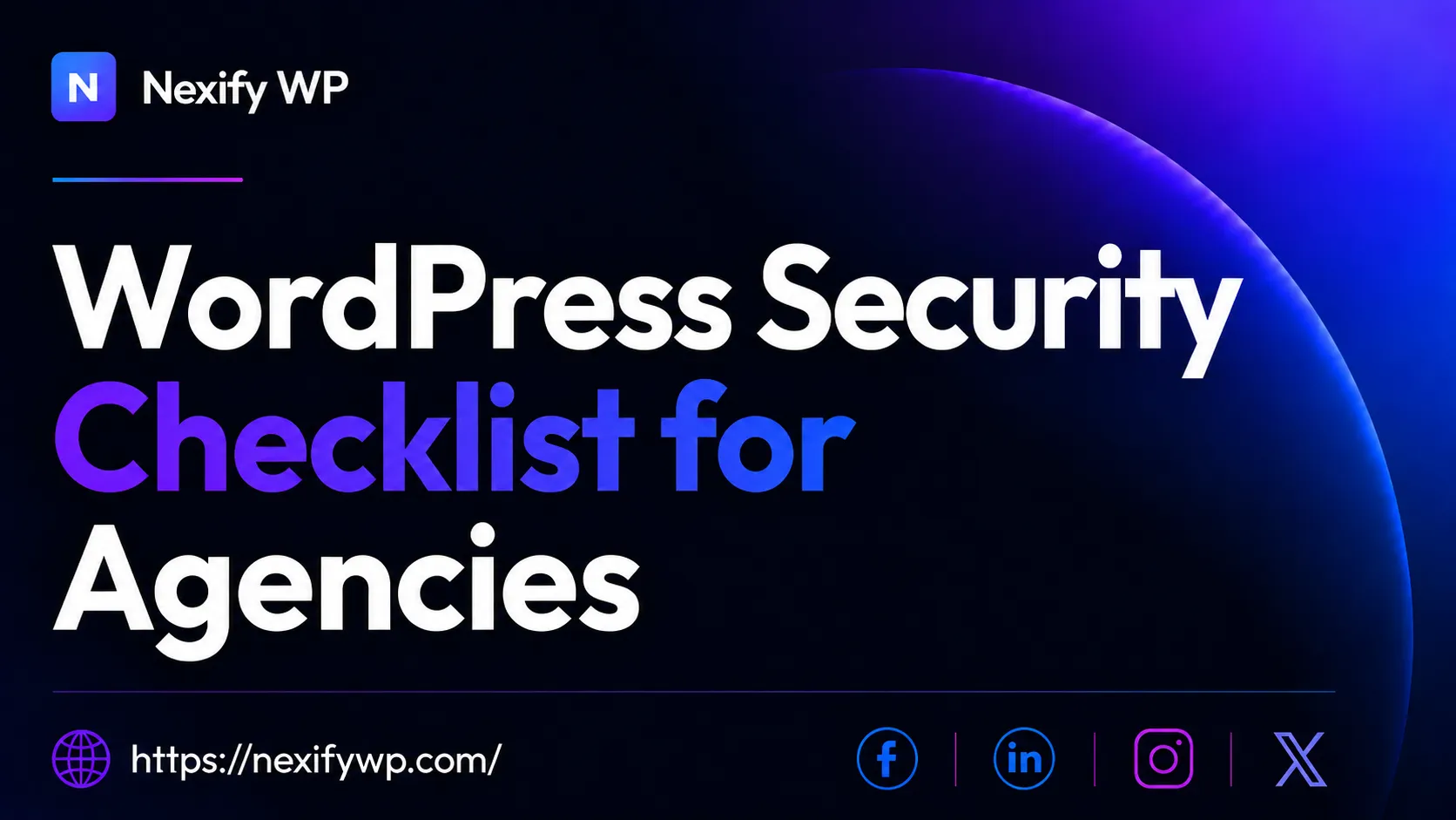 WordPress Security Checklist for Agencies
